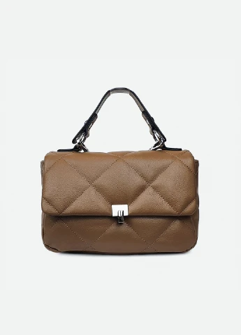 Стильна сумка бежева маленька шкіряна 86173 Fashion Сумка (226760530)