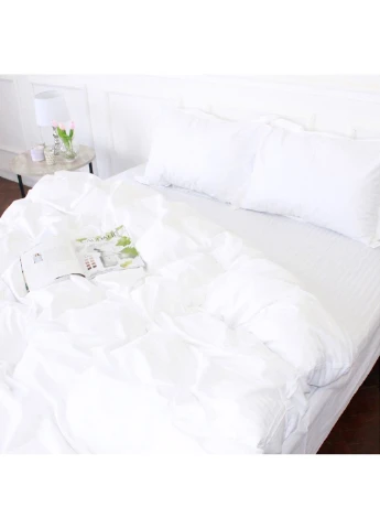 Постільна білизна Satin Stripe 30-0001 White 110х140 дитяча (2200005245620) Mirson (254007604)