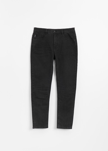 Черные демисезонные слим джинсы House