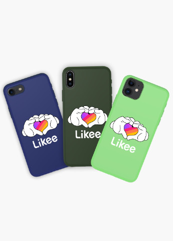 Чохол силіконовий Apple Iphone X Лайк (Likee) (6129-1711) MobiPrint (219778048)