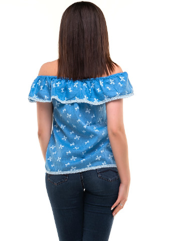 Блакитна блуза Olsa