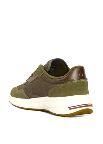 Оливковые всесезонные кроссовки Tommy Hilfiger