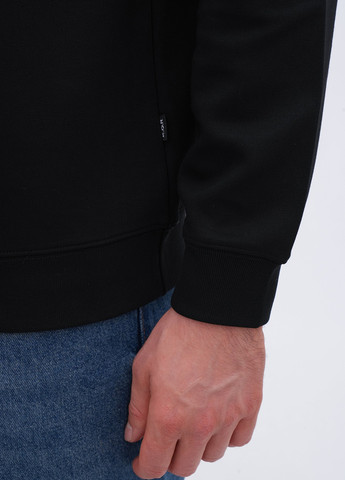 Чорний світшот Trend Collection напис нашивки (356776002)