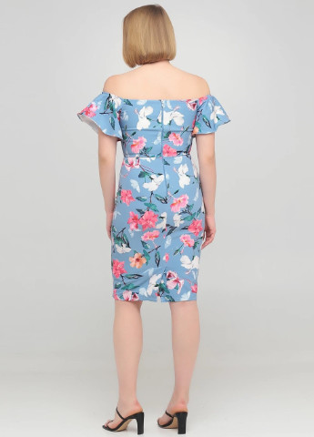 Комбінована кежуал сукня з квітковим принтом Paper Dolls