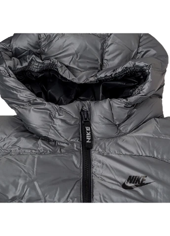 Серая демисезонная куртка g nsw synfl hd jkt Nike