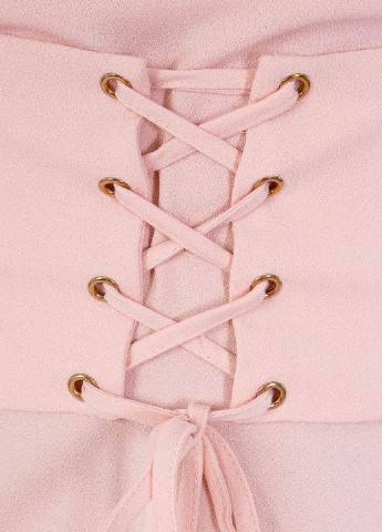 Светло-розовое коктейльное платье футляр Lipsy однотонное
