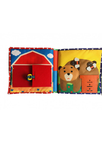 Развивающая детская книга 22х22х6 см Bambini (253659650)