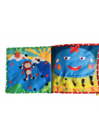 Развивающая детская книга 22х22х6 см Bambini (253659650)