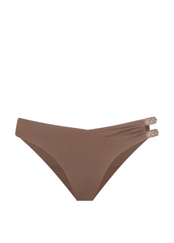 Коричневые купальные трусики однотонные Marc & André