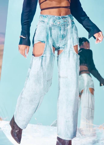 Джинсы PrettyLittleThing - (254948123)