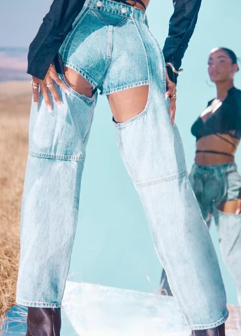 Джинсы PrettyLittleThing - (254948123)
