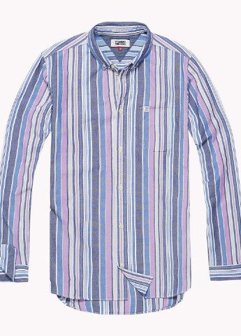 Цветная кэжуал рубашка в полоску Tommy Hilfiger