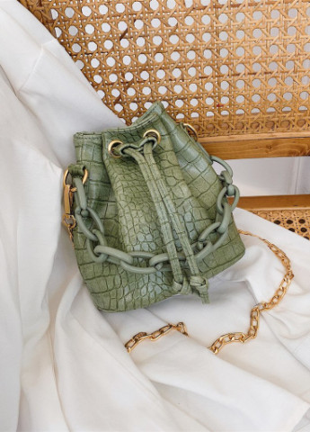 Сумка жіноча pouch Retro, зелений Berni Fashion (232380816)