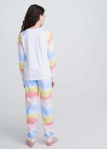 Комбинированная всесезон пижама лонгслив + брюки SELA