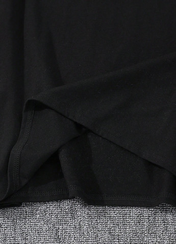 Чорна літня футболка SHEIN