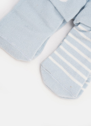 Блакитні шкарпетки (2 пари) C&A смужки всесезон (338614335)