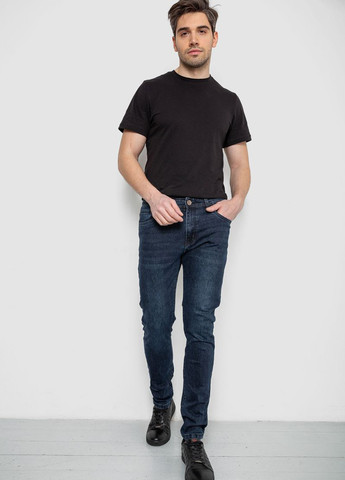 Темно-синие демисезонные регюлар фит джинсы Ager