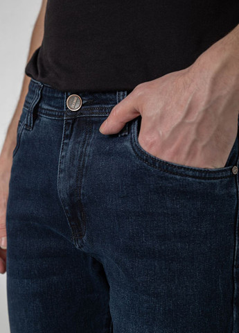 Темно-синие демисезонные регюлар фит джинсы Ager