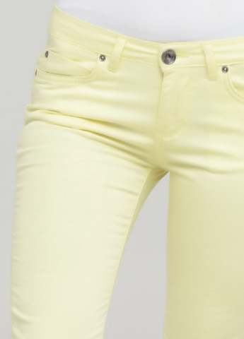 Желтые кэжуал летние прямые брюки Elements