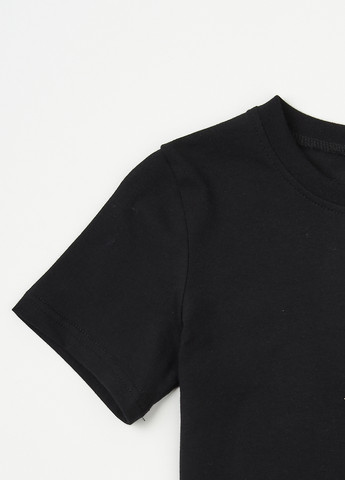 Черная летняя футболка Garnamama