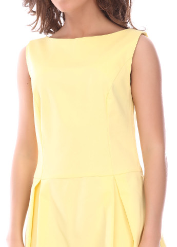 Жовтий кежуал плаття, сукня Ut однотонна