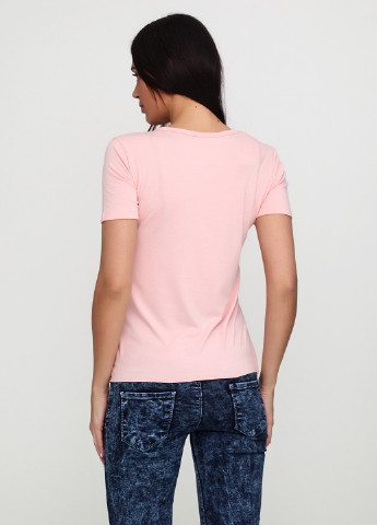 Світло-рожева літня футболка Power