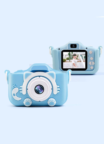 Силиконовый чехол и ремешок для цифрового детского фотоаппарата KVR-001 голубой (KVR-001-CS-BL) XoKo силиконовый чехол и ремешок для цифрового детского фотоаппарата xoko kvr-001 голубой (kvr-001-cs-bl) (286304923)