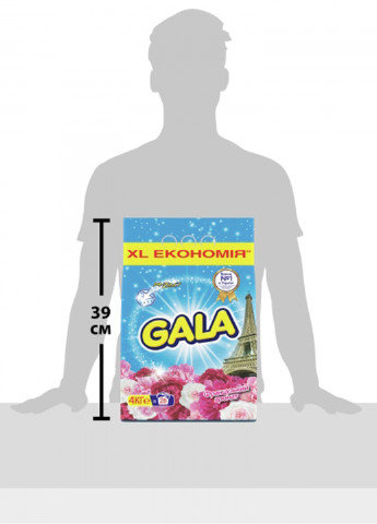 Порошок для для белых и цветных тканей Французский аромат, 4 кг Gala (132543229)