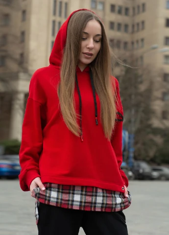 Худі oversize червоне "SPIDER" InRed (248407715)