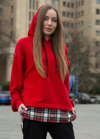 Худі oversize червоне "SPIDER" InRed (248407715)