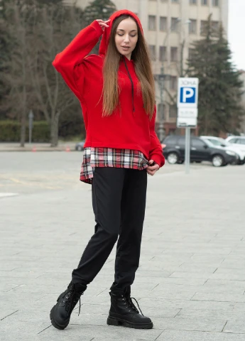 Худі oversize червоне "SPIDER" InRed (248407715)