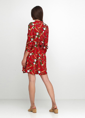 Красное кэжуал платье рубашка Liu-Jo