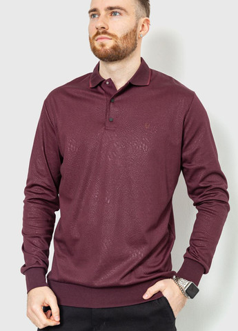 Бордовая футболка-поло для мужчин Bager меланжевая