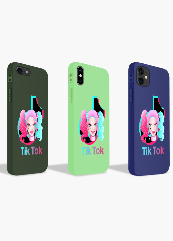 Чехол силиконовый Apple Iphone Xs Харли Квинн (Куинн) Тик Ток (Harley Quinn TikTok) (8938-1646) MobiPrint (219485705)