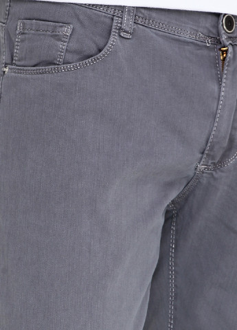 Серые демисезонные прямые джинсы MRS
