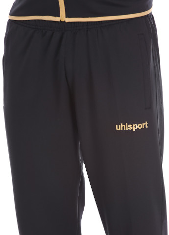 Черный демисезонный костюм (кофта, брюки) с длинным рукавом Uhlsport