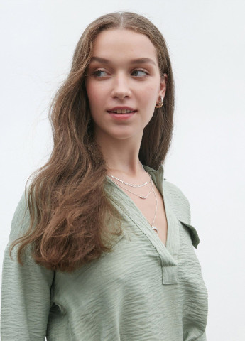 Мятная блуза Mudo