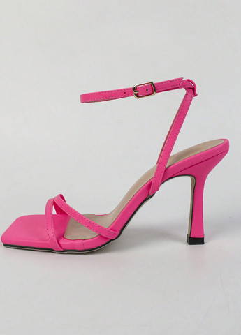 SHEIN Туфлі кислотно-рожевий з штучна шкіра, китай — літо (341484545)