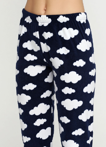 Темно-синяя всесезон пижама (свитшот, брюки) свитшот + брюки Fawn