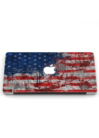 Чохол пластиковий для Apple MacBook Pro 13 A1706 / A1708 / A1989 / A2159 / A1988 Американський прапор (9648-1882) MobiPrint (218526466)