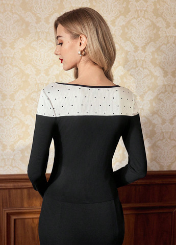 Комбинированная блуза SHEIN