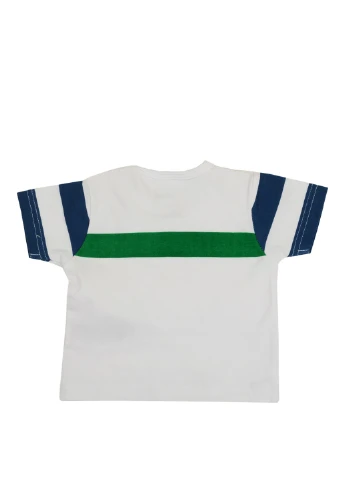 Белая летняя футболка с коротким рукавом Name it