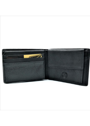 Чоловічий шкіряний гаманець 11 х 8,5 х 2,5 см Чорний wtro-168-42 Weatro (253696100)