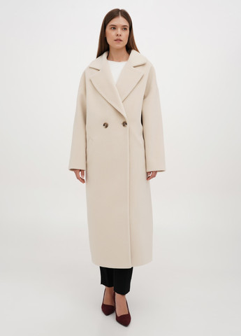Молочне демісезонне Пальто двобортне ESSME