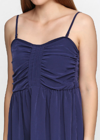 Темно-синя кежуал сукня а-силует Even & Odd однотонна