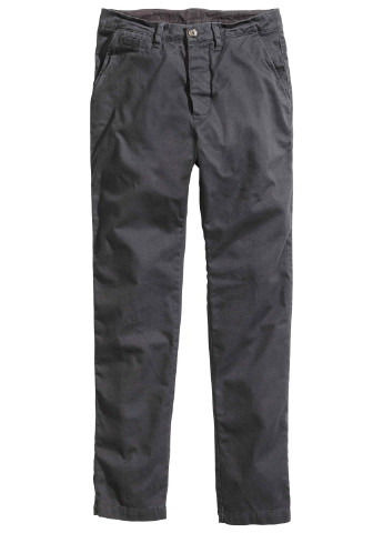 Грифельно-серые кэжуал демисезонные брюки H&M