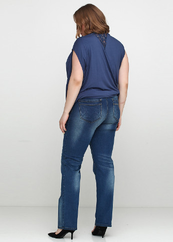 Синие демисезонные джинсы Adia Fashion