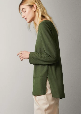 Зелена блуза Massimo Dutti