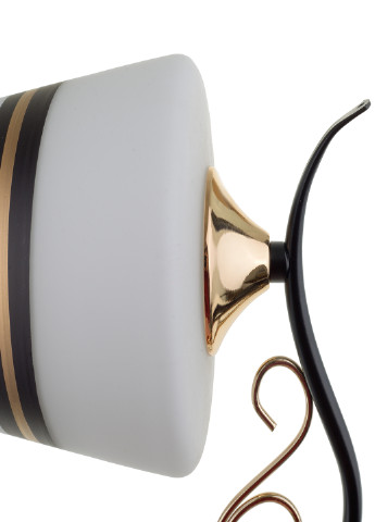 Люстра трехрожковая черно-золотистого цвета LK-708S/3 E27 BK+FG Brille (220133453)