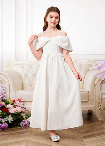 Біла сукня SHEIN (316506330)